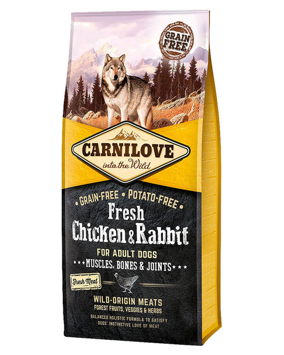 Carnilove Grain-Free Cão Adulto - Frango e Coelho