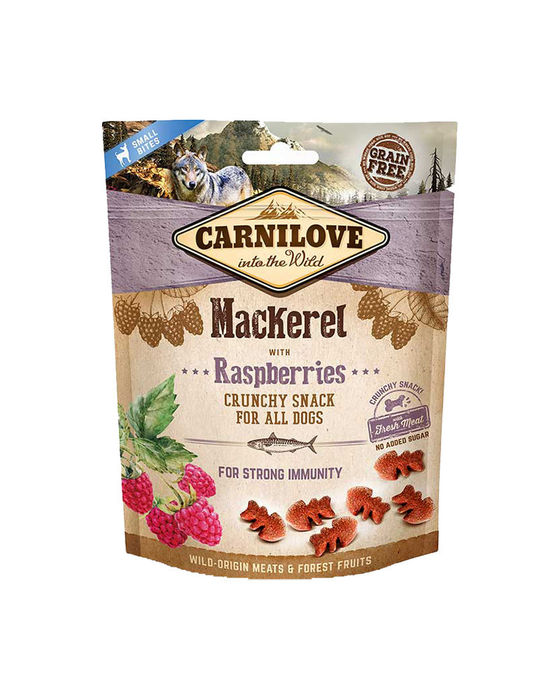 Carnilove Cão Crunchy Snacks - Cavala com Framboesas