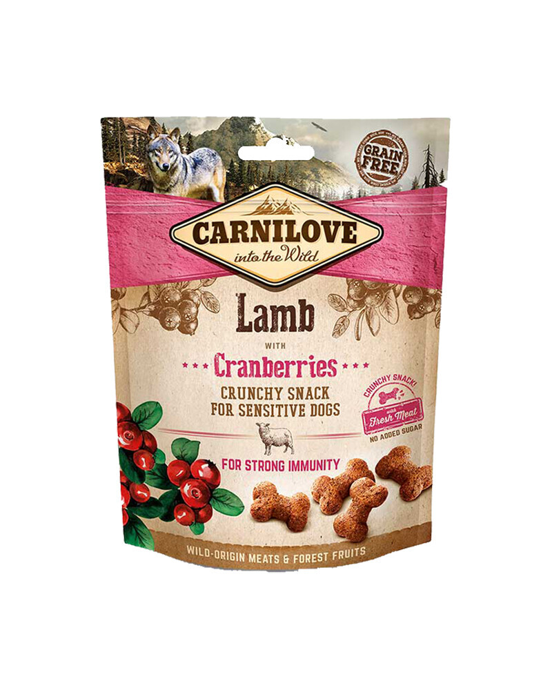 Carnilove Cão Crunchy Snacks - Cordeiro com Cranberries 0