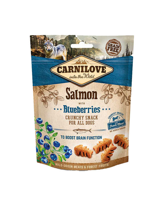 Carnilove Cão Crunchy Snacks - Salmão com Mirtilo