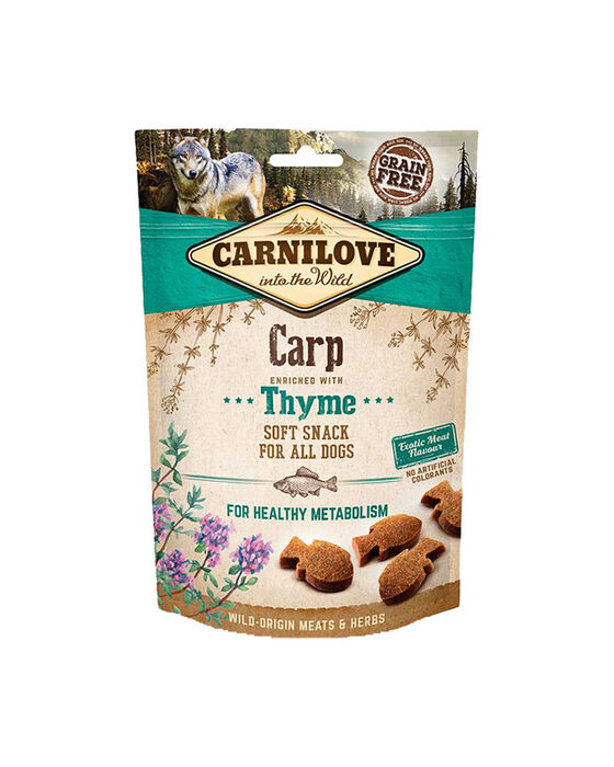 Carnilove Cão Soft Snack - Carpa com Tomilho