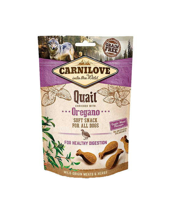 Carnilove Cão Soft Snack - Codorniz com Orégãos