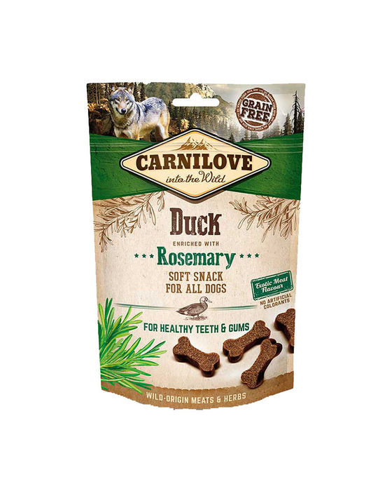 Carnilove Cão Soft Snack - Pato com Alecrim
