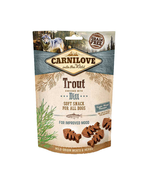 Carnilove Cão Soft Snack - Truta com Endro