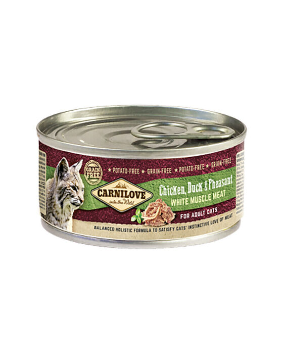 Carnilove Grain-Free Gato Adulto - Húmido Frango, Pato e Faisão