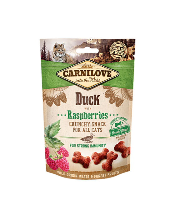 Carnilove Gato Crunchy Snacks -  Pato com Framboesas