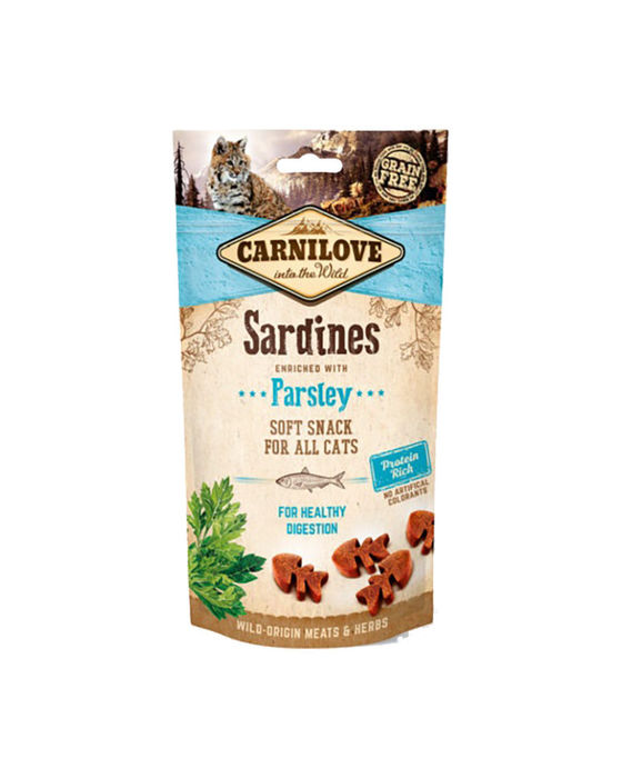 Carnilove Gato Soft Snack - Sardinha com Salsa