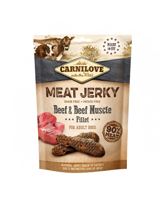 Carnilove Meat Jerky Beef & Beef Muscle Fillet
