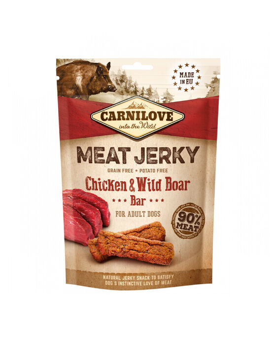 Carnilove Meat Jerky Chicken & Wild Boar Bar