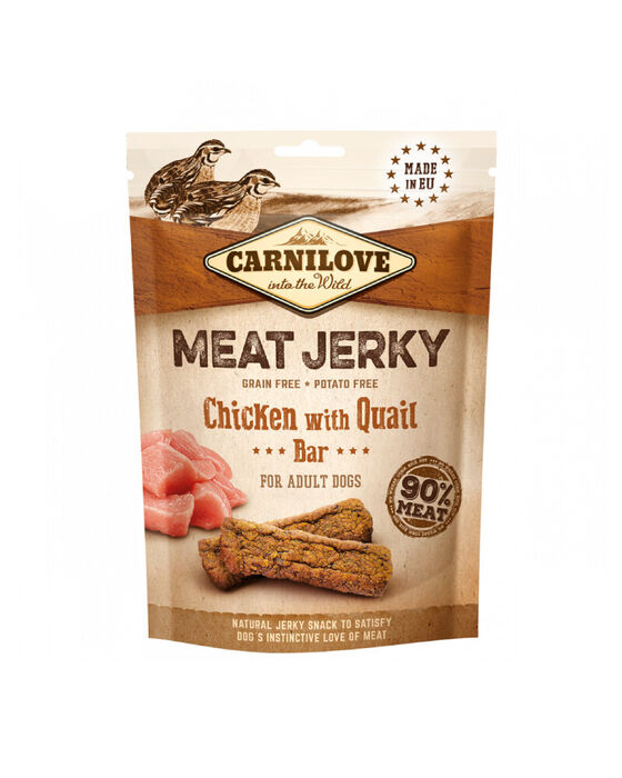 Carnilove Meat Jerky Chicken With Quail Bar