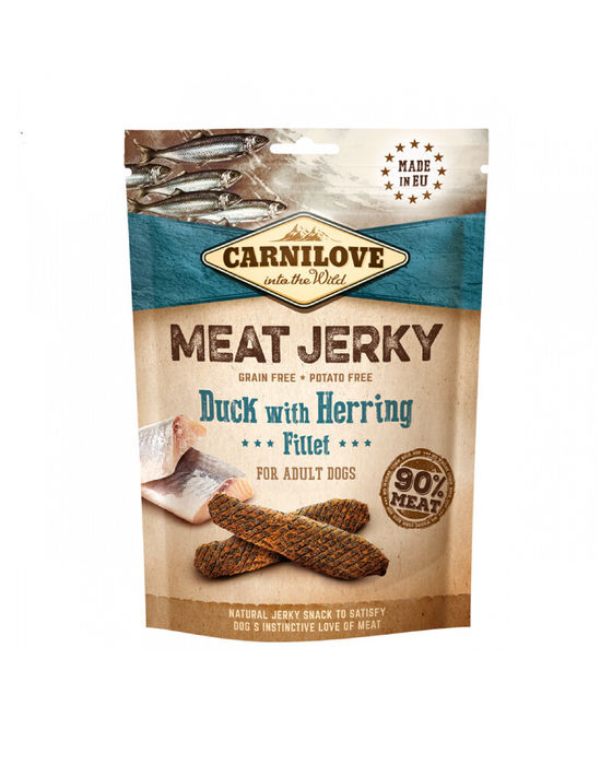 Carnilove Meat Jerky Duck with Herring Fillet