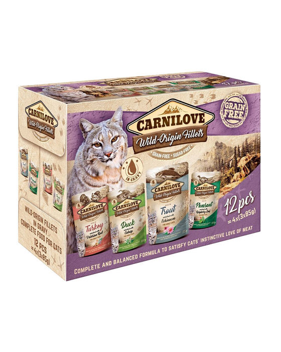 Carnilove Grain-Free Gato Pouch Multipack
