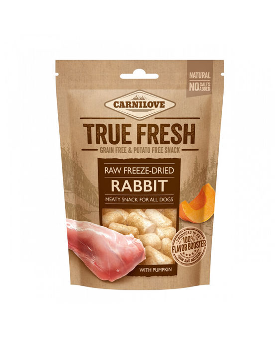 Carnilove True Fresh Raw Freeze-dried - Coelho com Abóbora