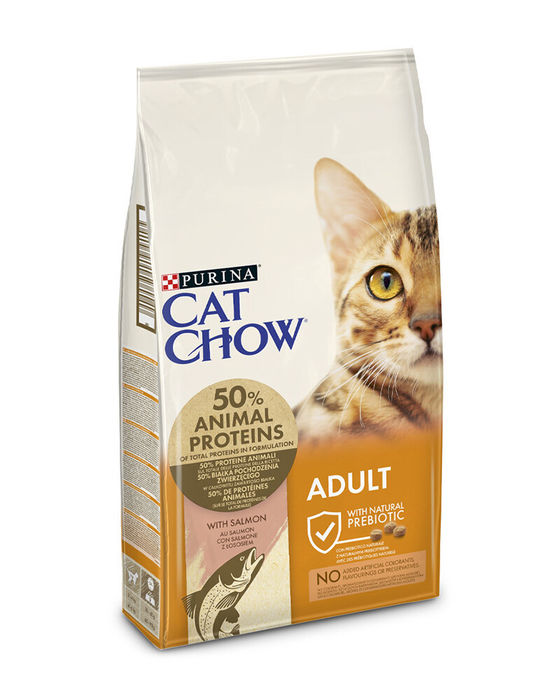 Cat Chow Gato Adulto - Salmão