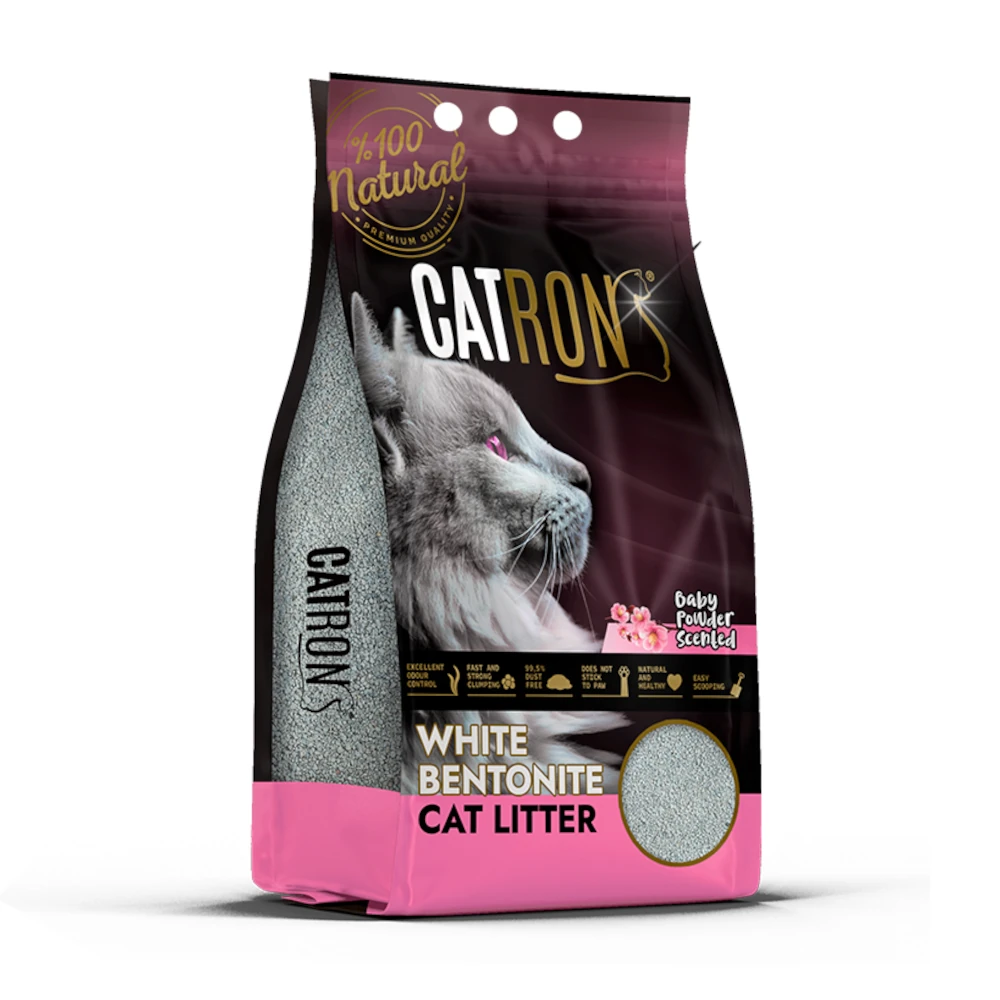CatRon - Areia Aglomerante Baby Powder - Talco