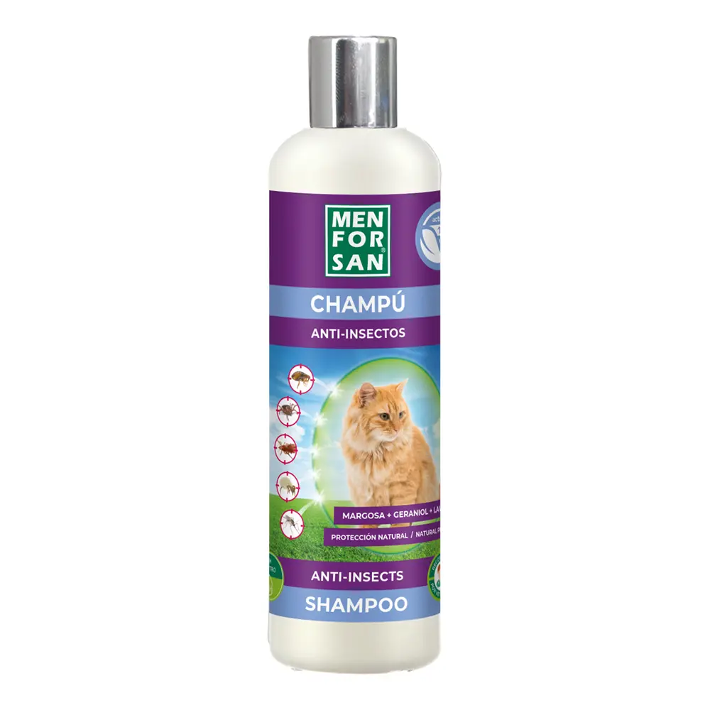 Champô Anti-Insetos para Gatos - Menforsan