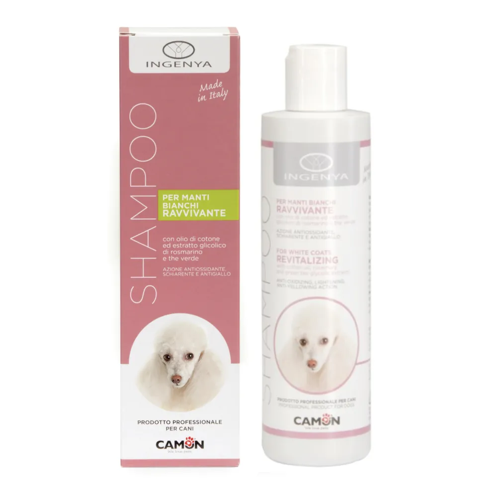 Champô Ingenya Revitalizante para Cães de Pelo Branco - Camon