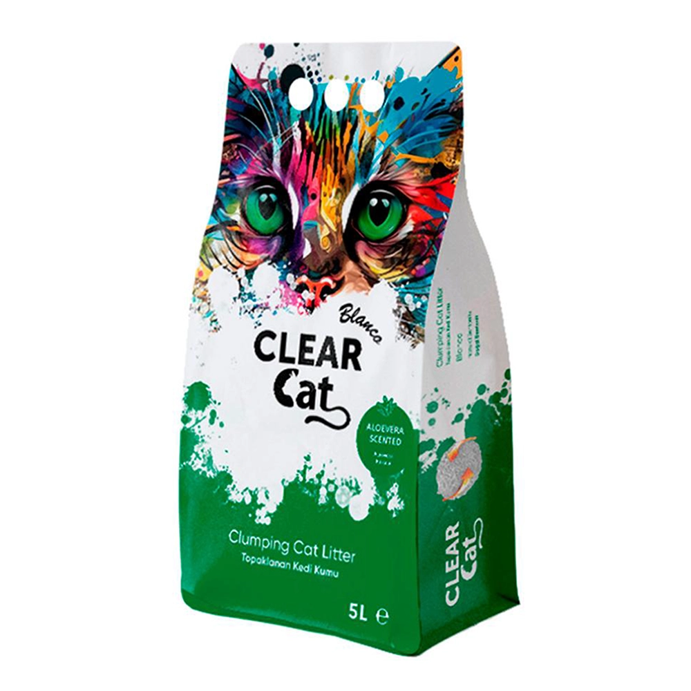 Clear Cat Blanco - Areia Aglomerante - Aloe Vera