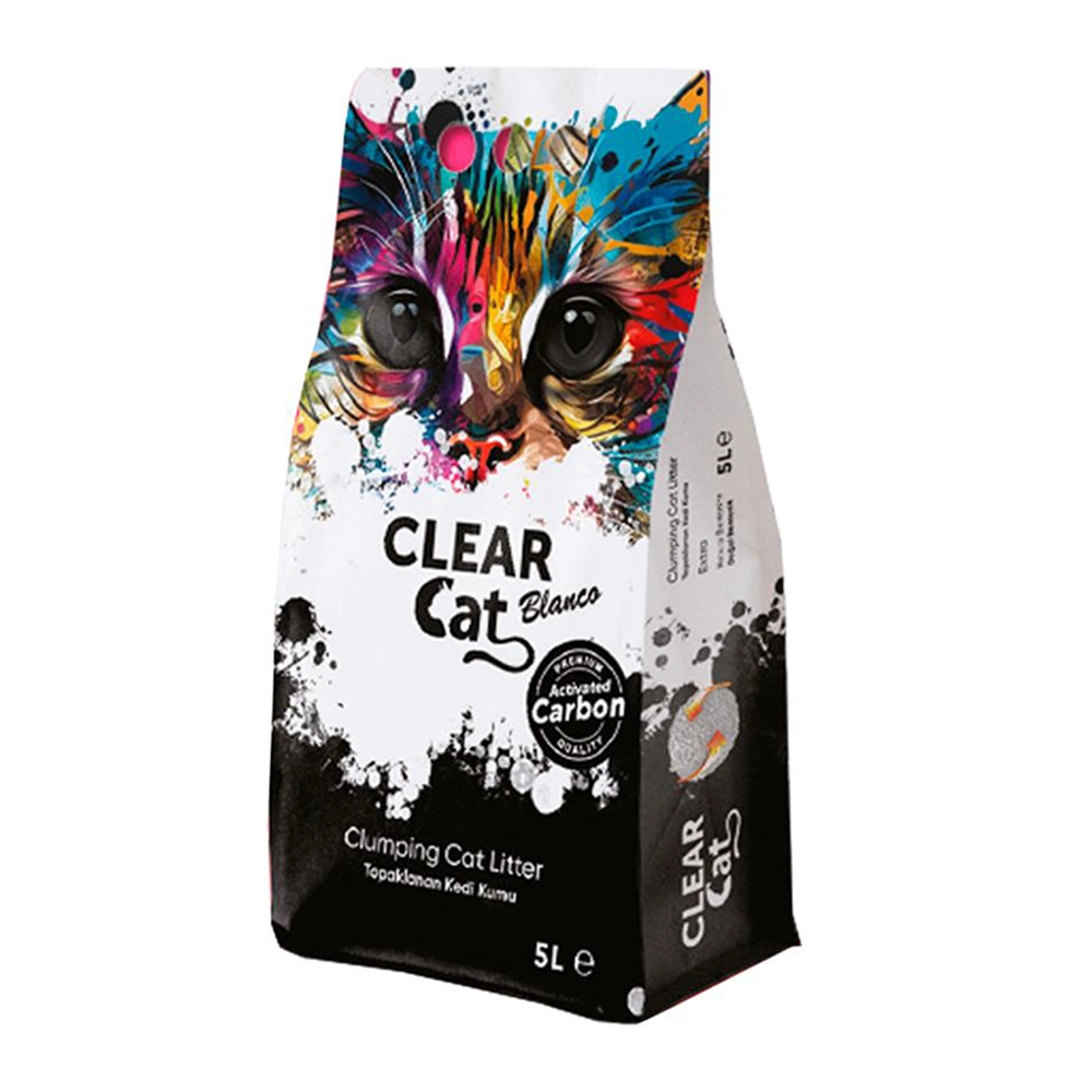 Clear Cat Blanco - Areia Aglomerante - Carvão Ativado