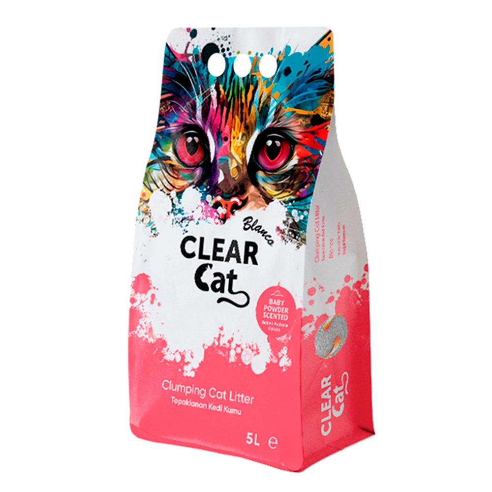 Clear Cat Blanco Baby Powder - Areia Aglomerante - Talco