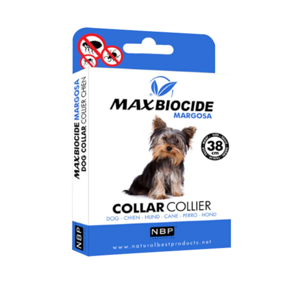 Coleira Antiparasitária para Cães - Max Biocide