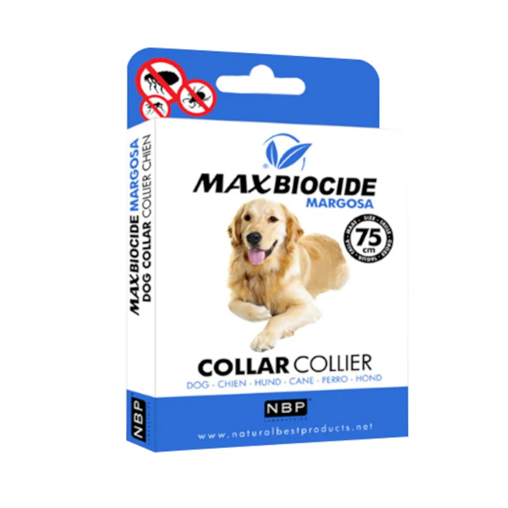 Coleira Antiparasitária para Cães - Max Biocide