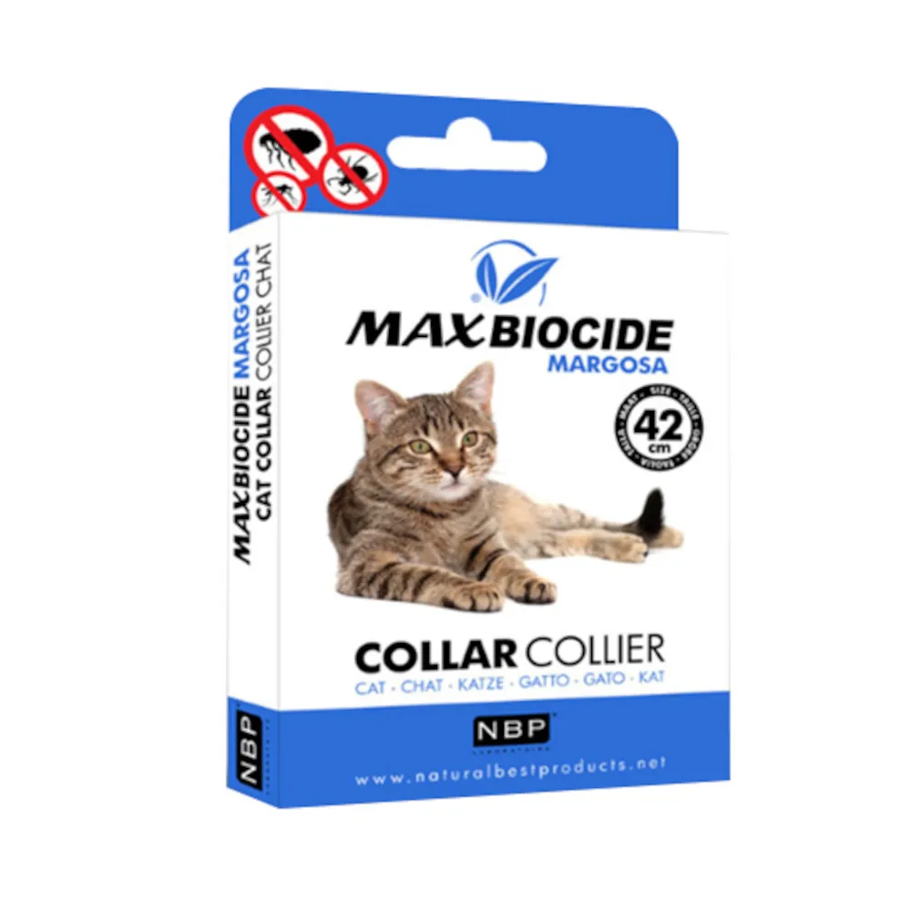 Coleira Antiparasitária para Gatos - Max Biocide