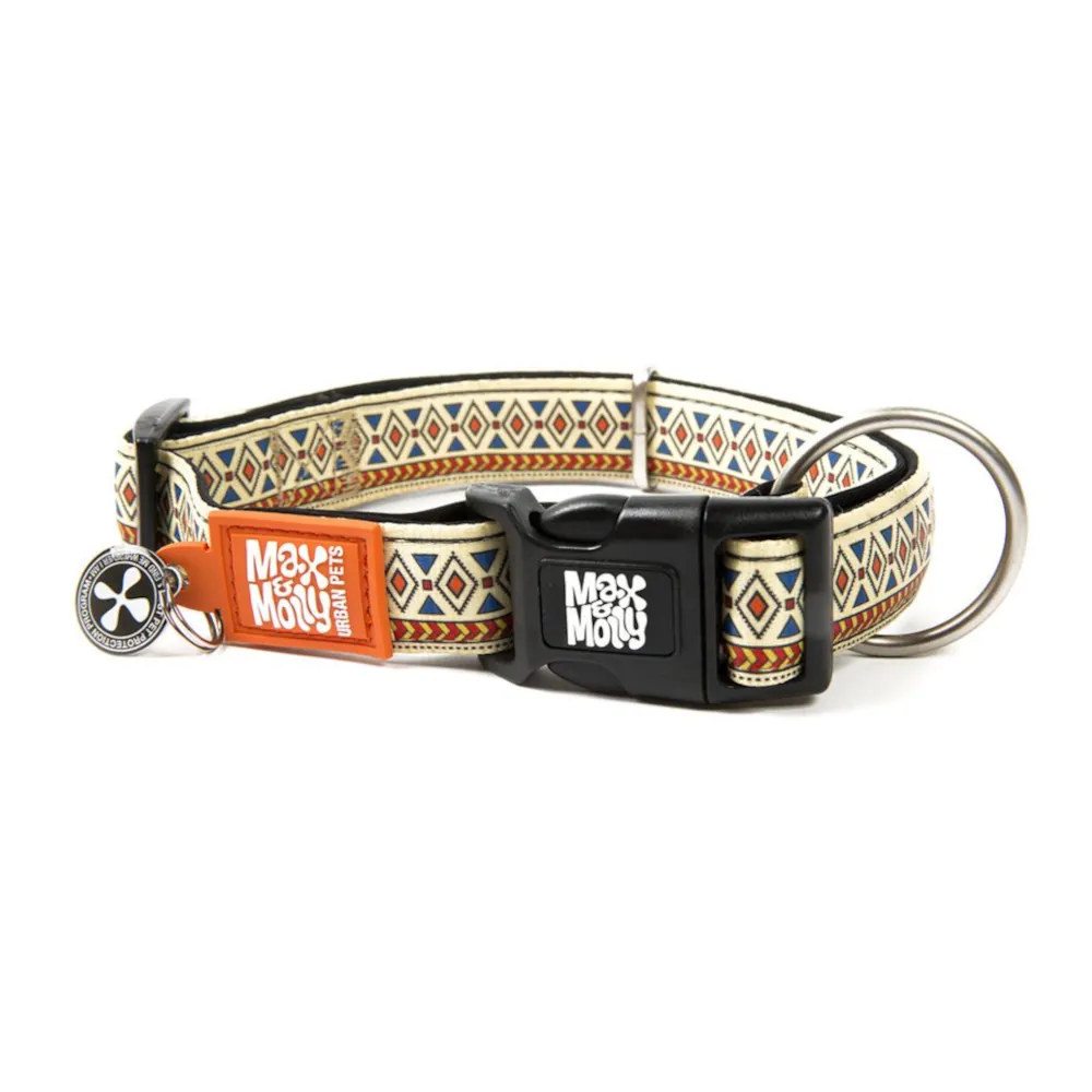 Coleira Ethnic com ID Tag para Cães - Max & Molly