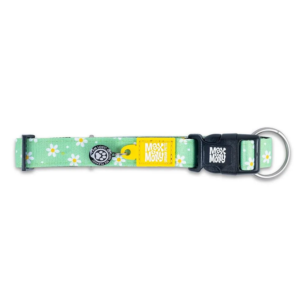 Coleira Margarite com ID Tag para Cães - Max & Molly
