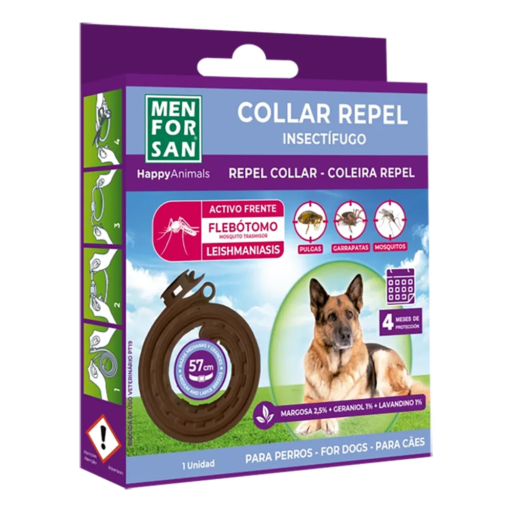 Coleira Repelente para Cães - Menforsan