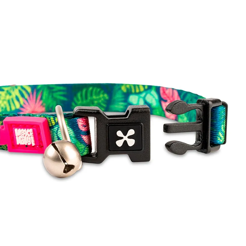 Coleira Tropical com ID Tag para Gatos - Max & Molly
