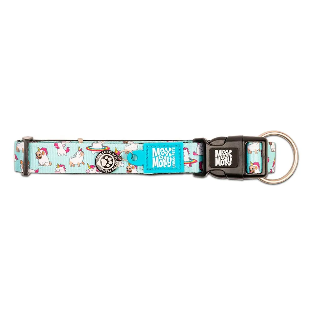 Coleira Unicorn com ID Tag para Cães - Max & Molly 3