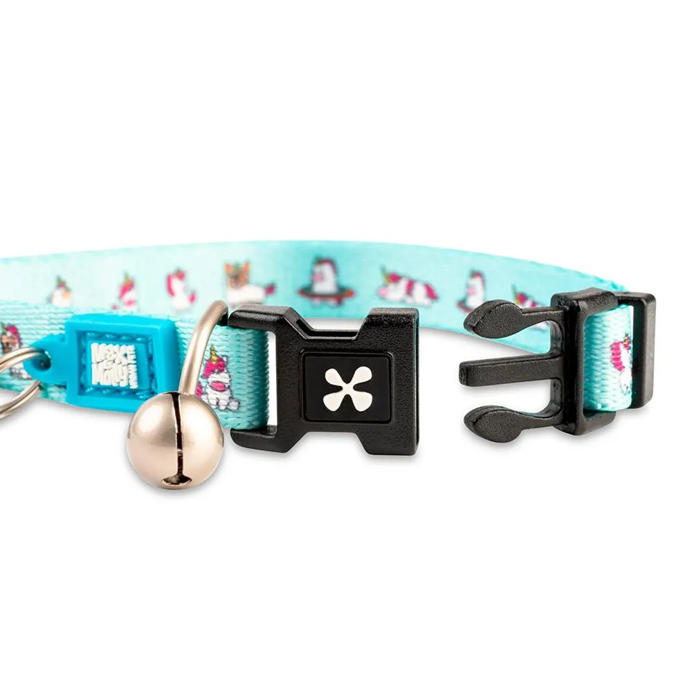 Coleira Unicorn com ID Tag para Gatos - Max & Molly