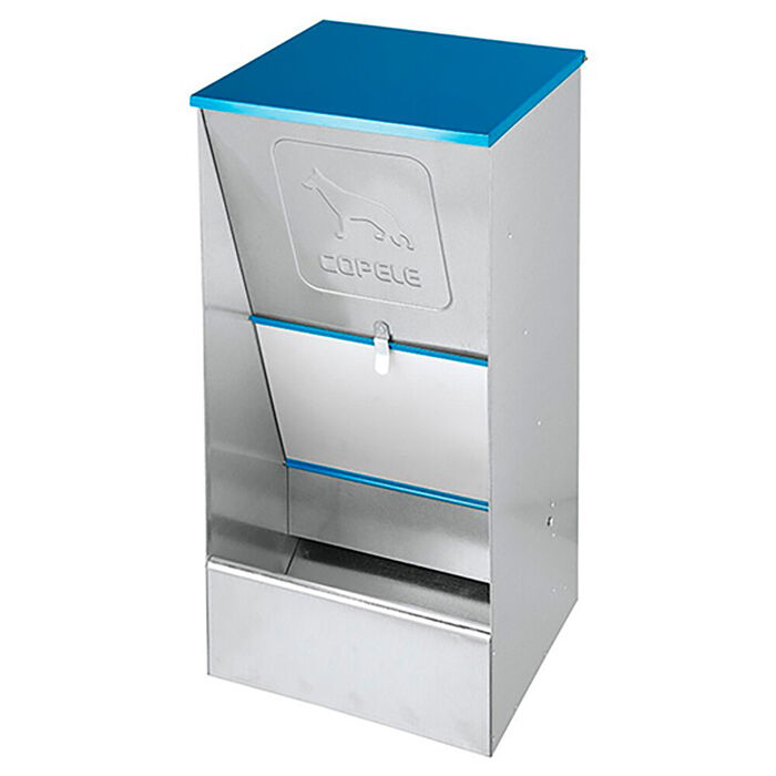Comedouro Galvanizado com Silo para Cães