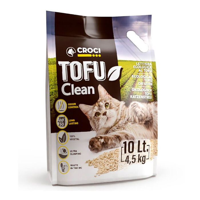 Croci Tofu Clean - Areia Aglomerante Ecológica