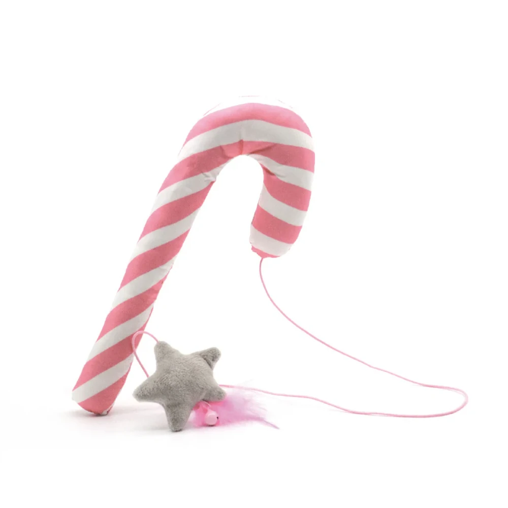 Croci - Bastão Xmas Blush Star para Gatos
