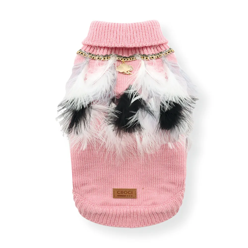 Croci - Camisola de Malha Feather para Cães