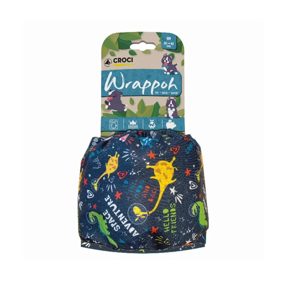 Croci - Cinta Lavável Wrappah para Cães Machos