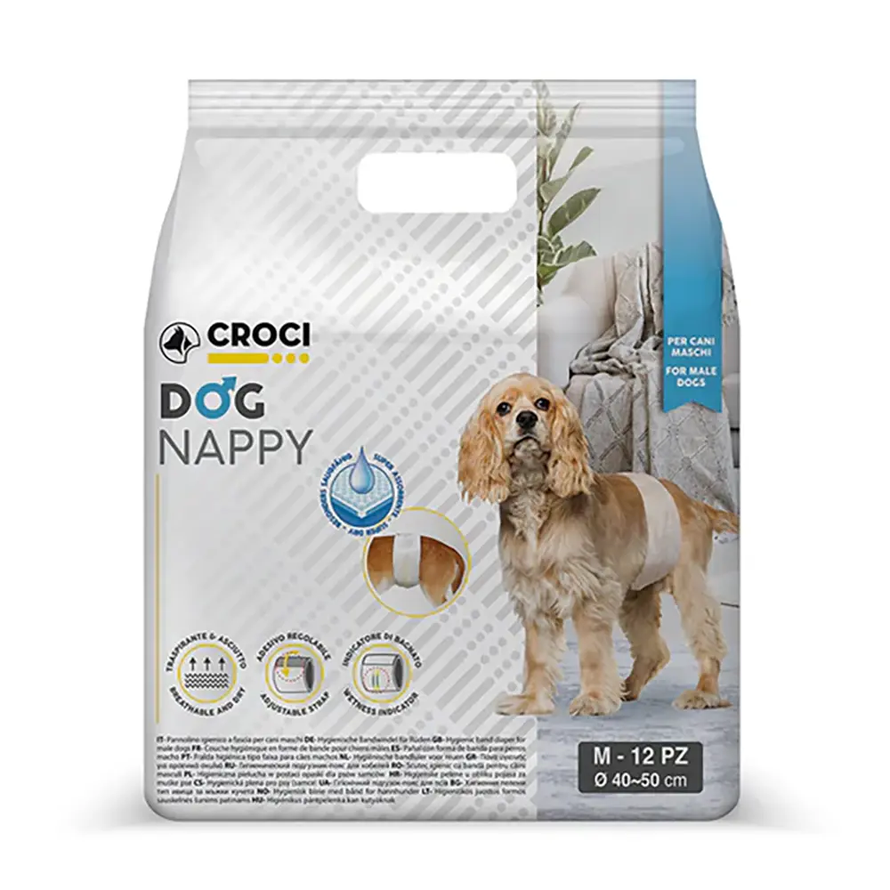 Croci - Cintas Higienicas Descartáveis para Cães Machos