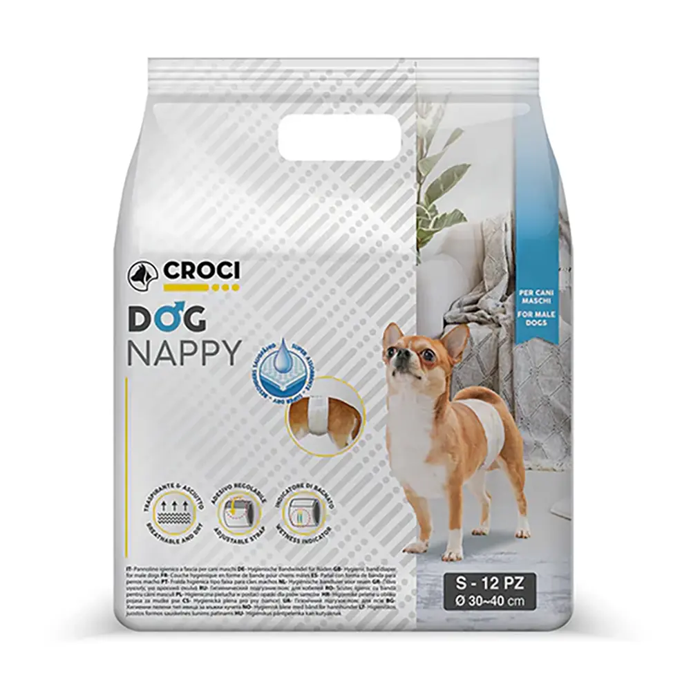 Croci - Cintas Higienicas Descartáveis para Cães Machos