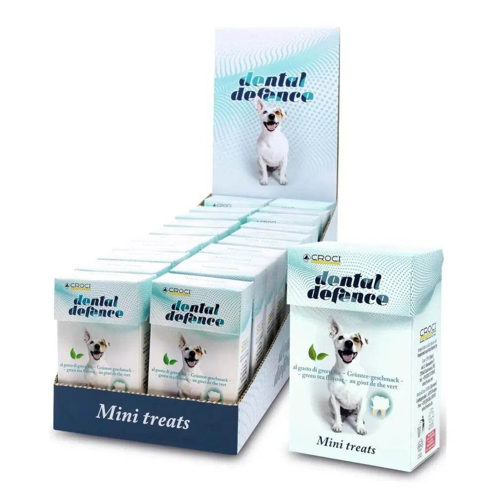 Croci - Dental Defence Mini Treats - Chá Verde