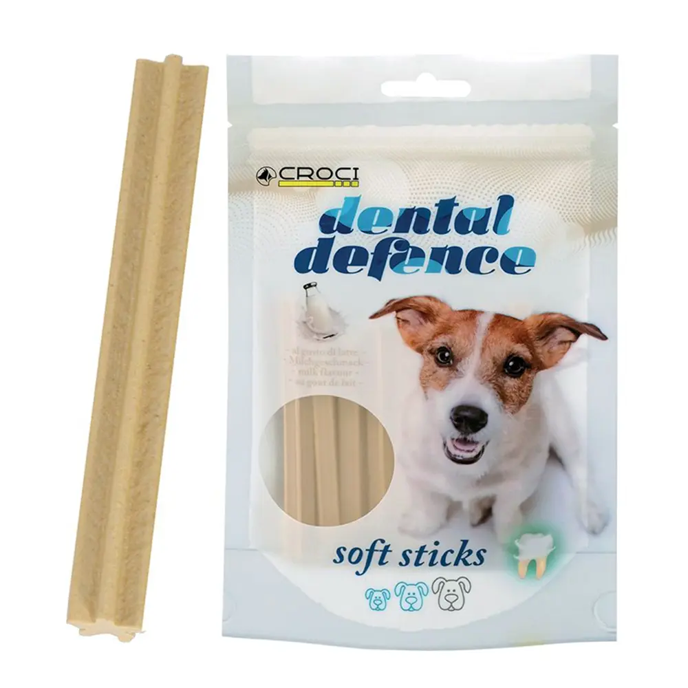 Croci - Dental Defence Soft Sticks - Leite