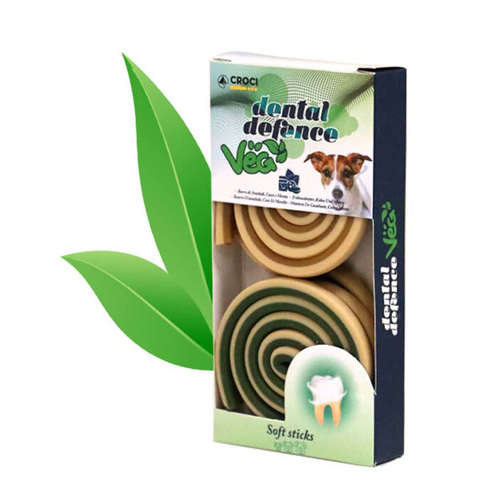 Croci - Dental-Veg Roll Amendoim, Coco e Menta para Cães