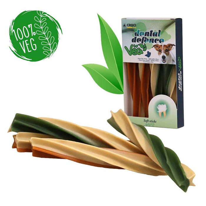 Croci - Dental-Veg Twirl Batata Doce e Menta para Cães