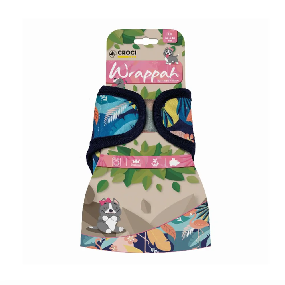 Croci - Fralda Lavável Wrappah para Cães