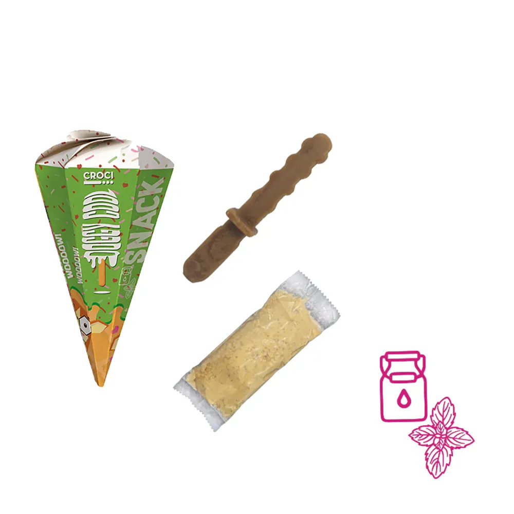 Croci - Gelados para Cães - Doggycool Cone - Leite e Menta