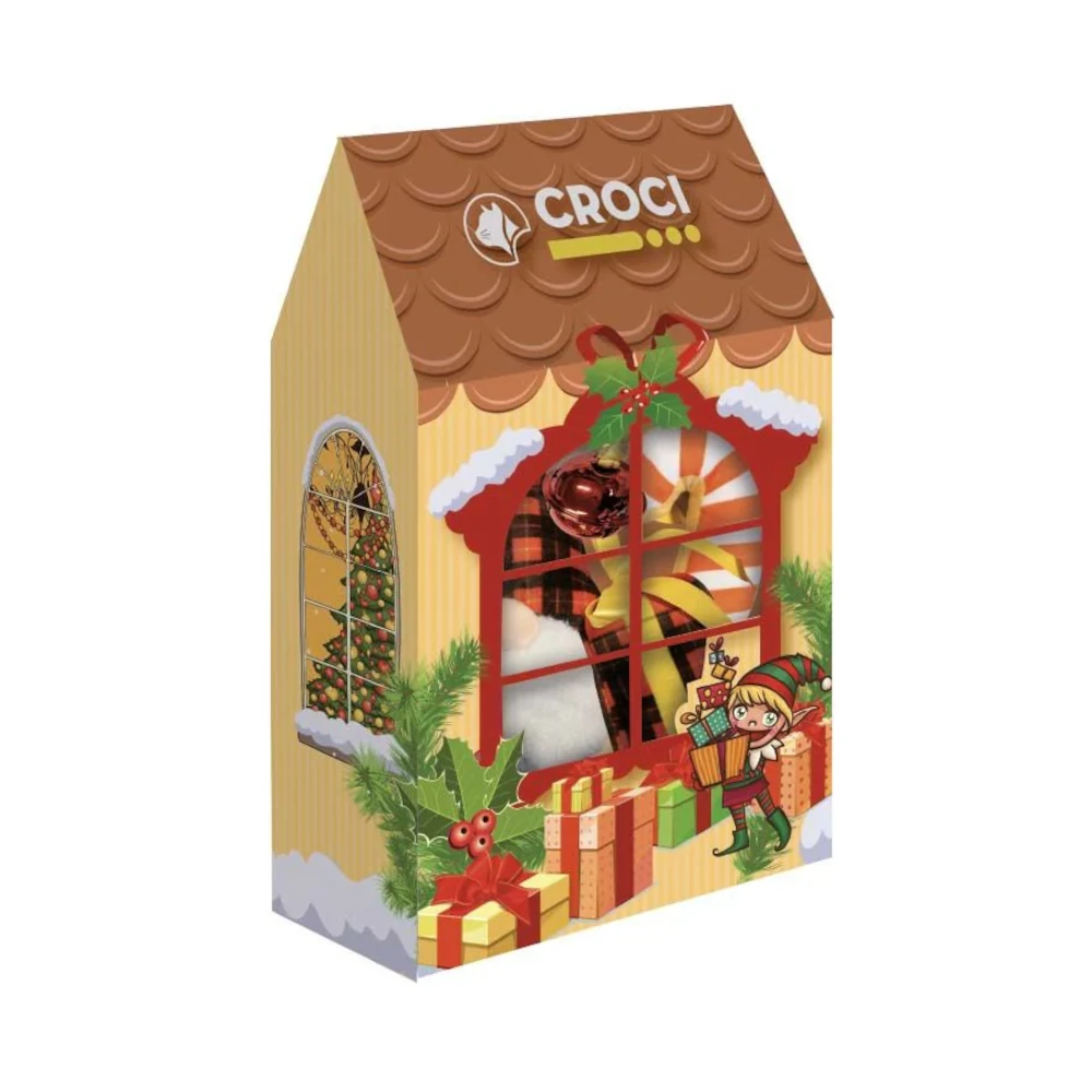 Croci - Gift Box Xmas Elf House para Gatos