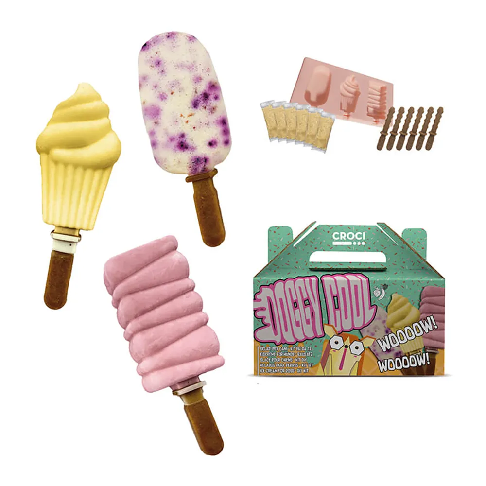 Croci - Kit de Gelados para Cães - Doggycool Fruit Mix