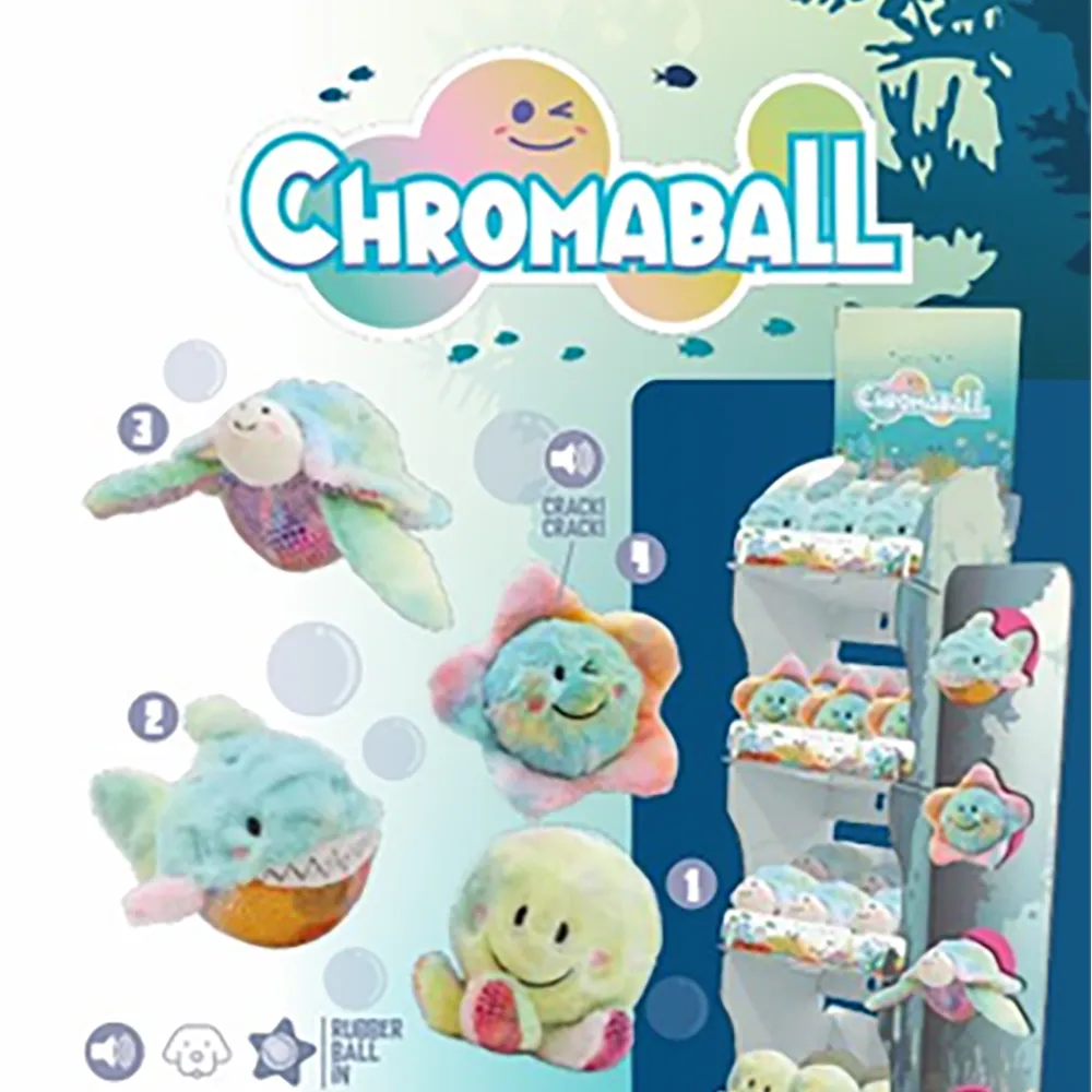 Croci - Peluche Chromaball Turtle com Som