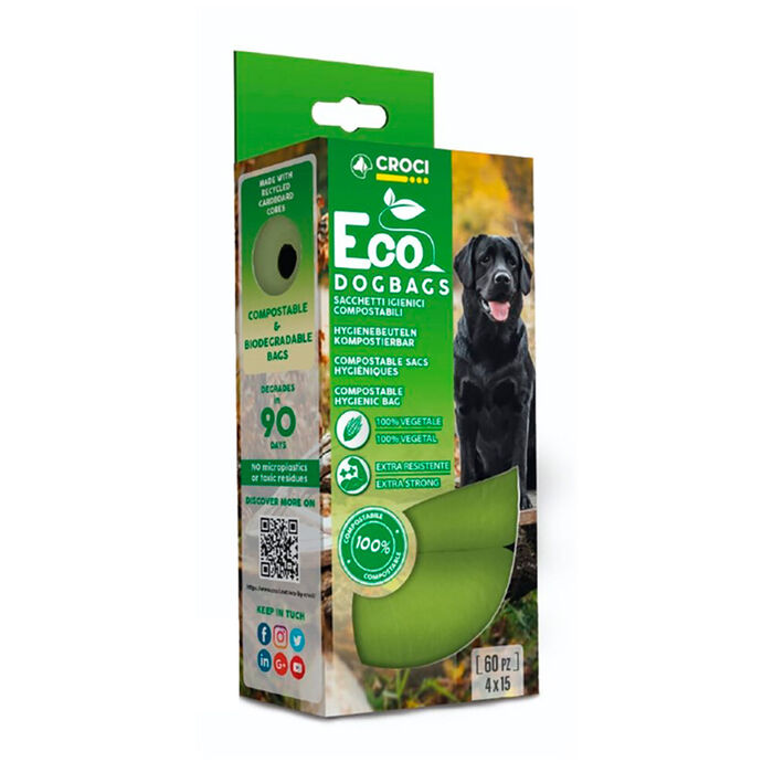 Croci - Sacos Compostáveis para Dejetos
